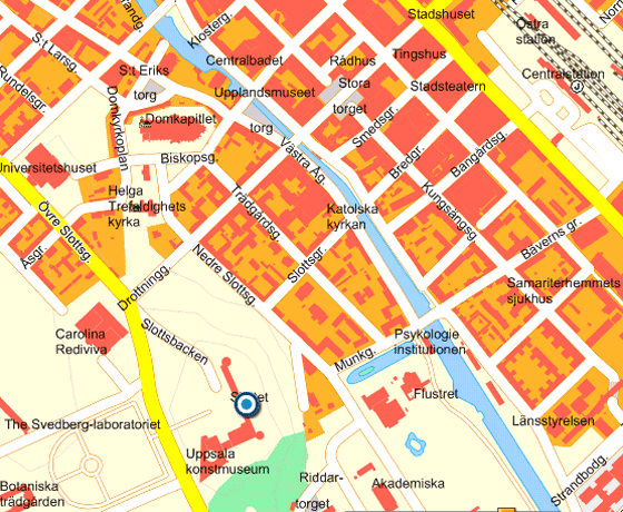 Karta till Vasaborgen